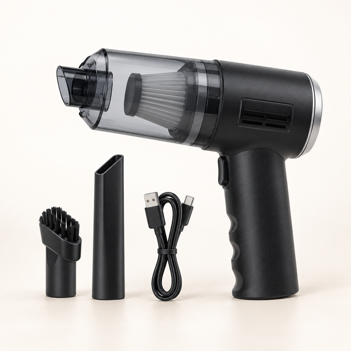 Compact Cordless Handheld Vacuum – 5.5KPa Car & Home Cleaner